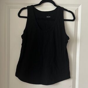 Everlane Essential Black Tank Top